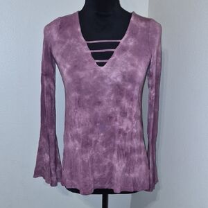 American Eagle Outfitters Mauve Long Sleeve Top